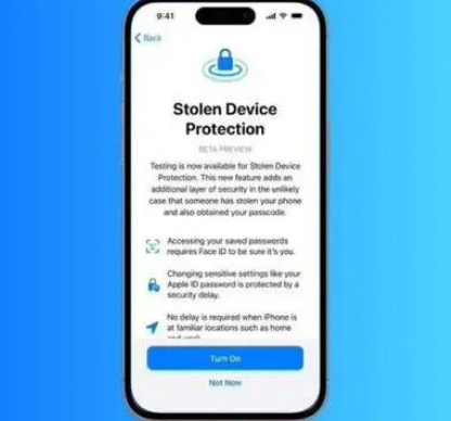岑巩苹果授权维修店分享被盗设备保护功能开启方法 