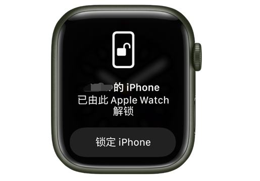 岑巩苹果手机维修分享用 AppleWatch 解锁配备面容 ID 的 iPhone方法 